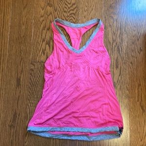Lululemon pink tank